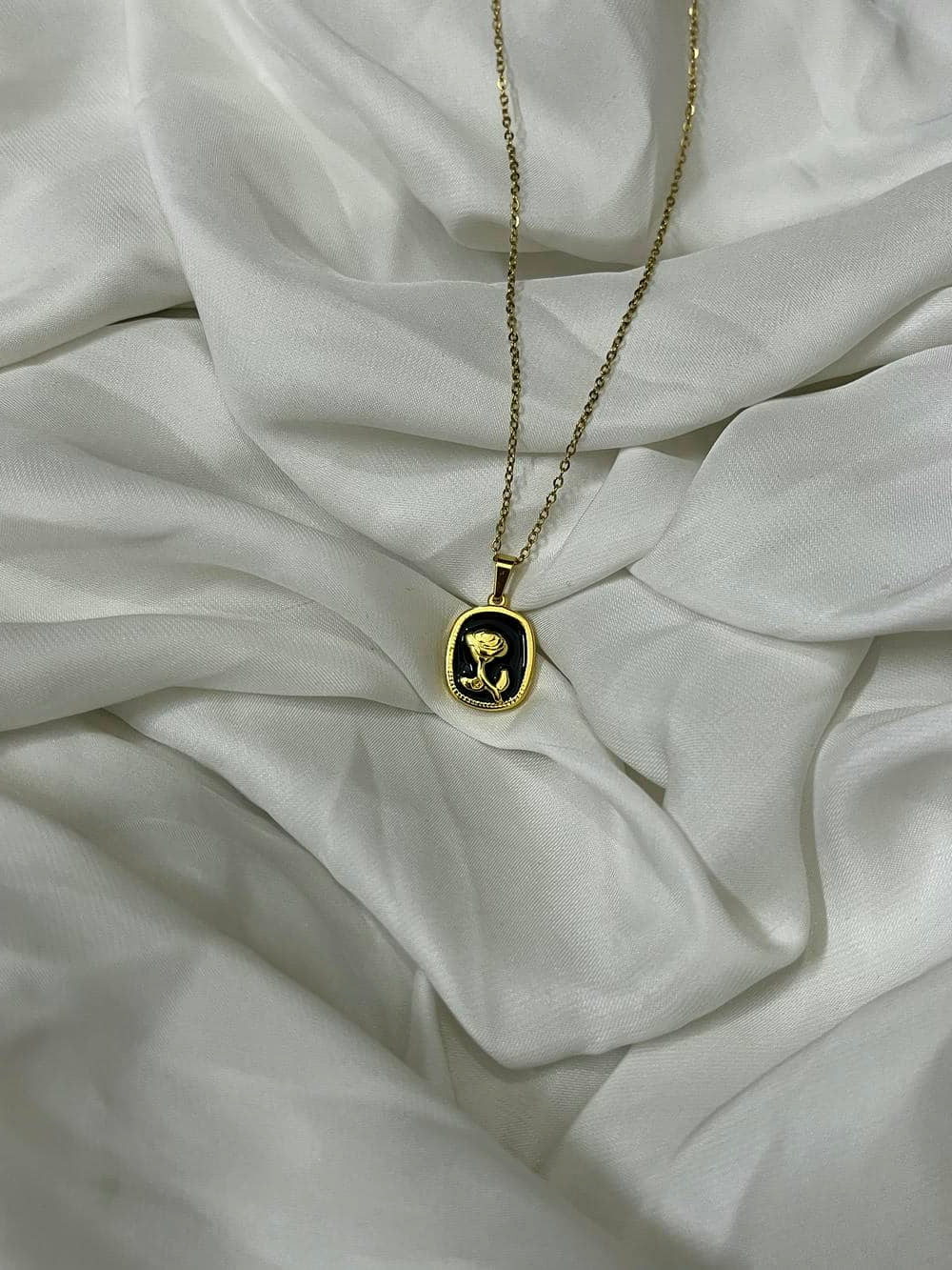 Black Rose Pendant