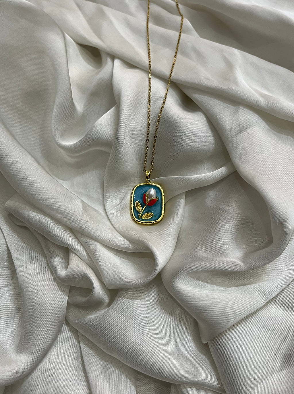 Red Petal Pendant