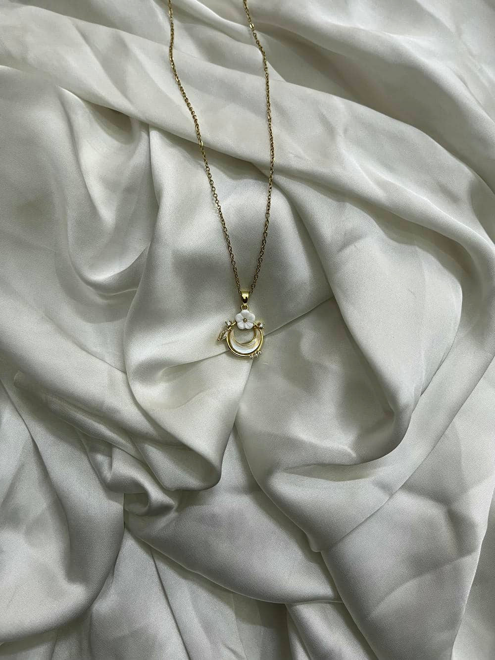 Moon Flower Pendant