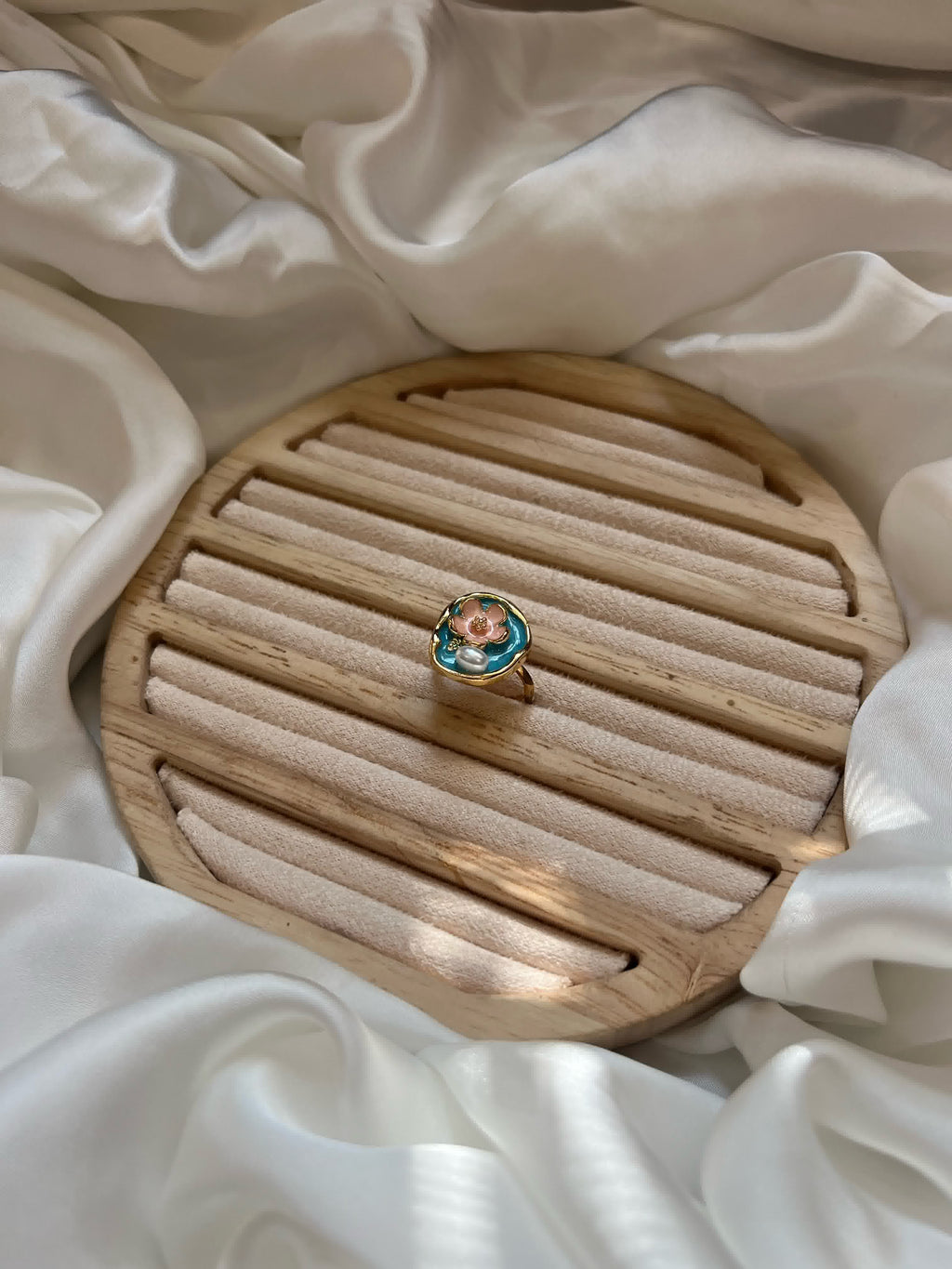 Blue Bloom Ring