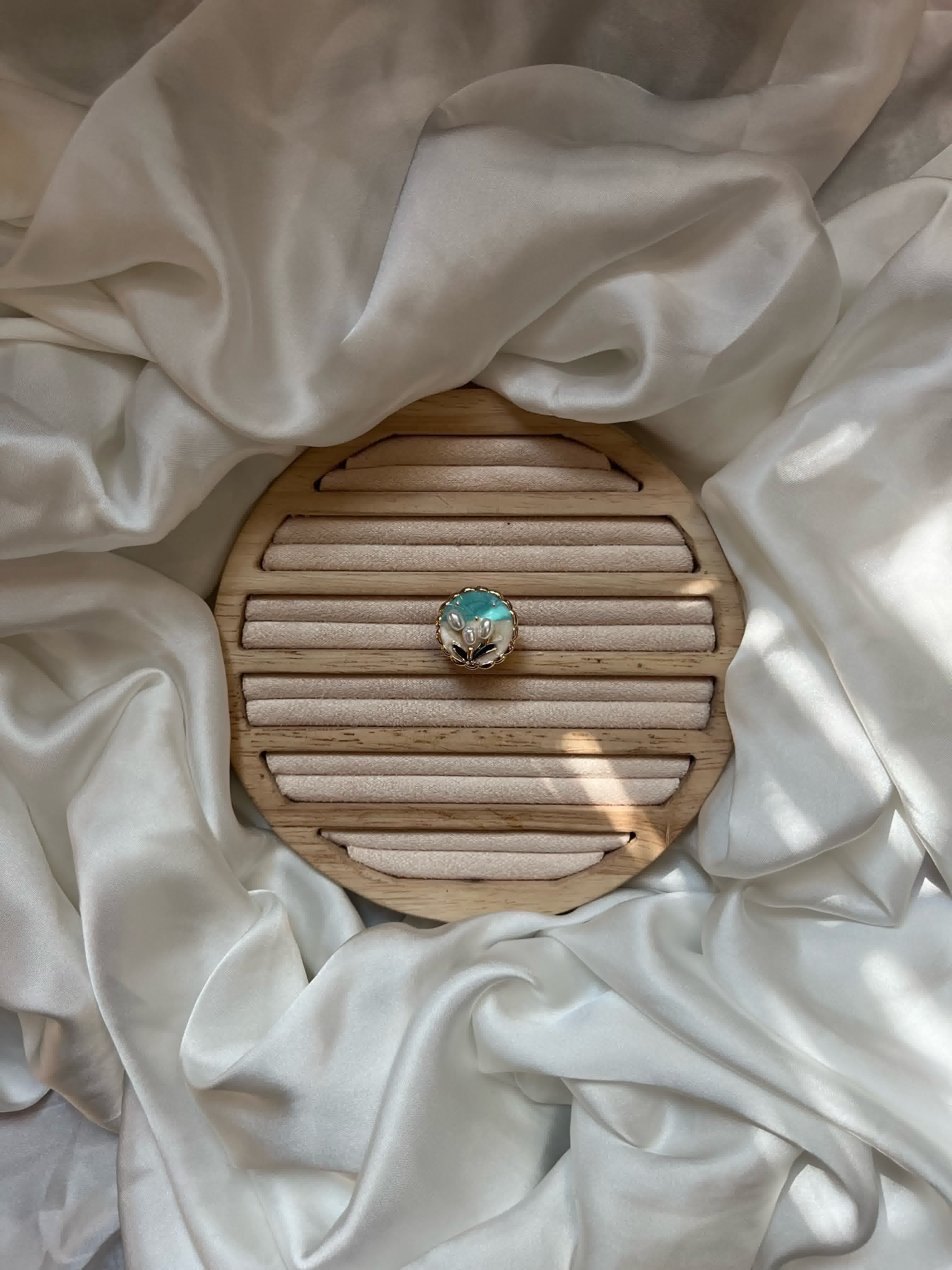 Trio Pearl Ring