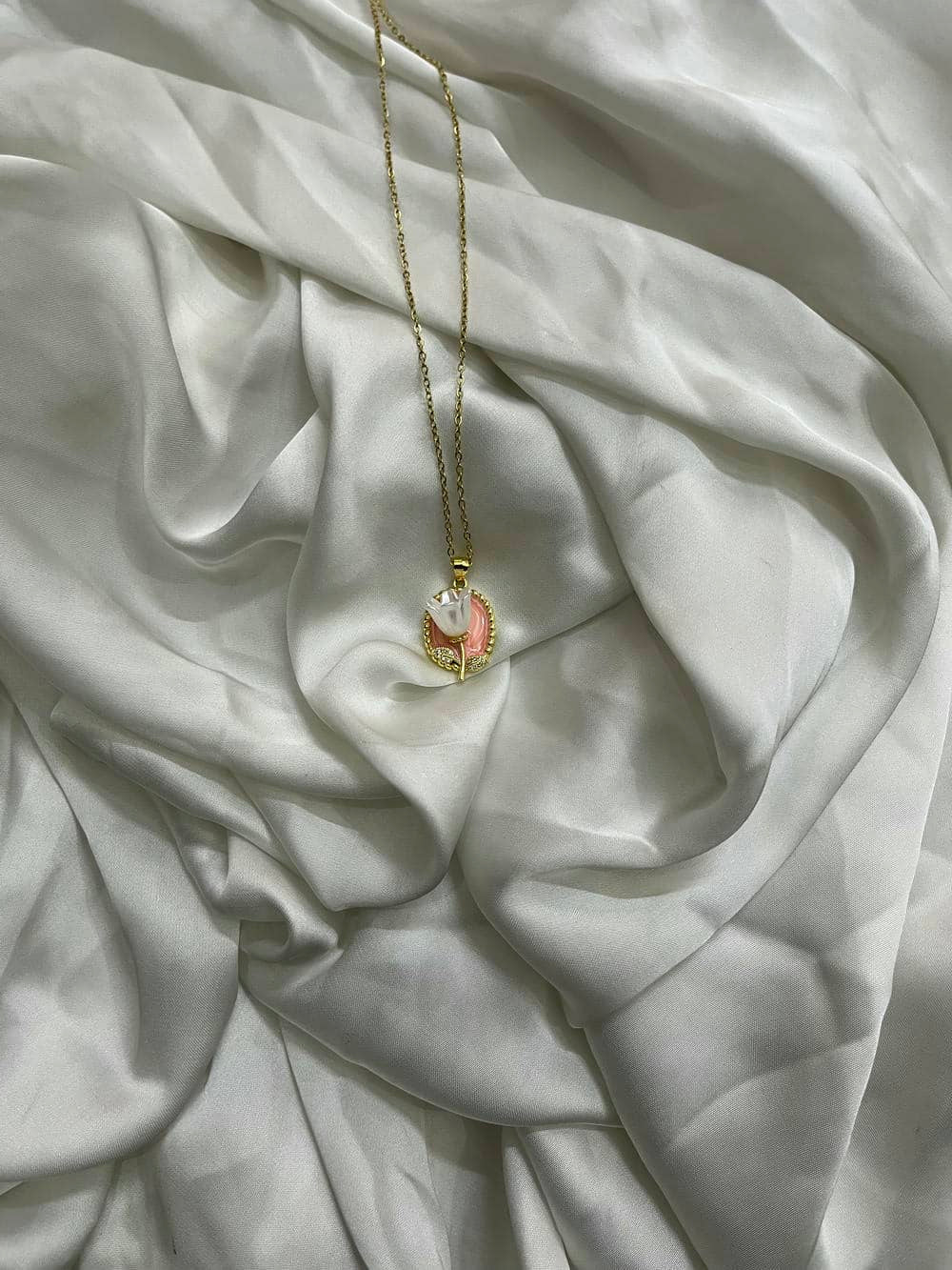 White Flower Pendant
