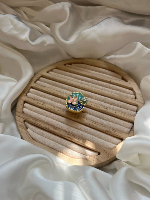 Abstract Flower Ring