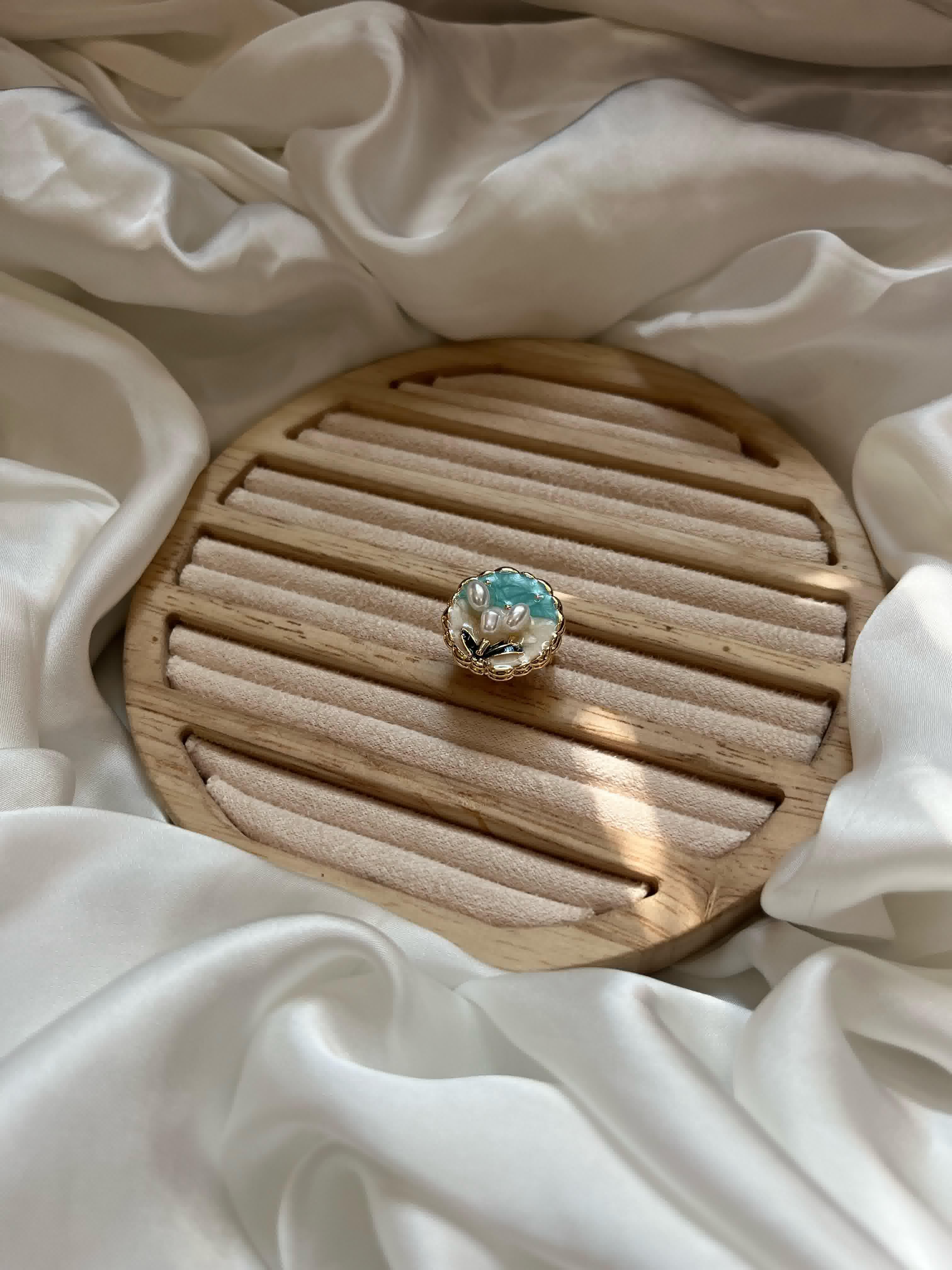 Trio Pearl Ring