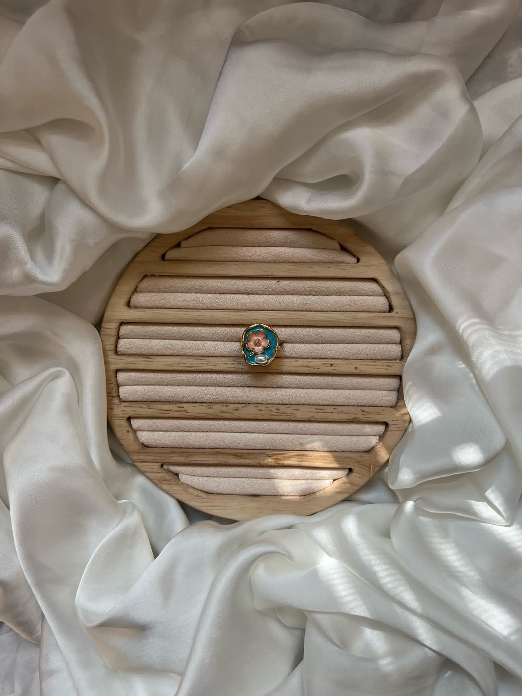 Blue Bloom Ring