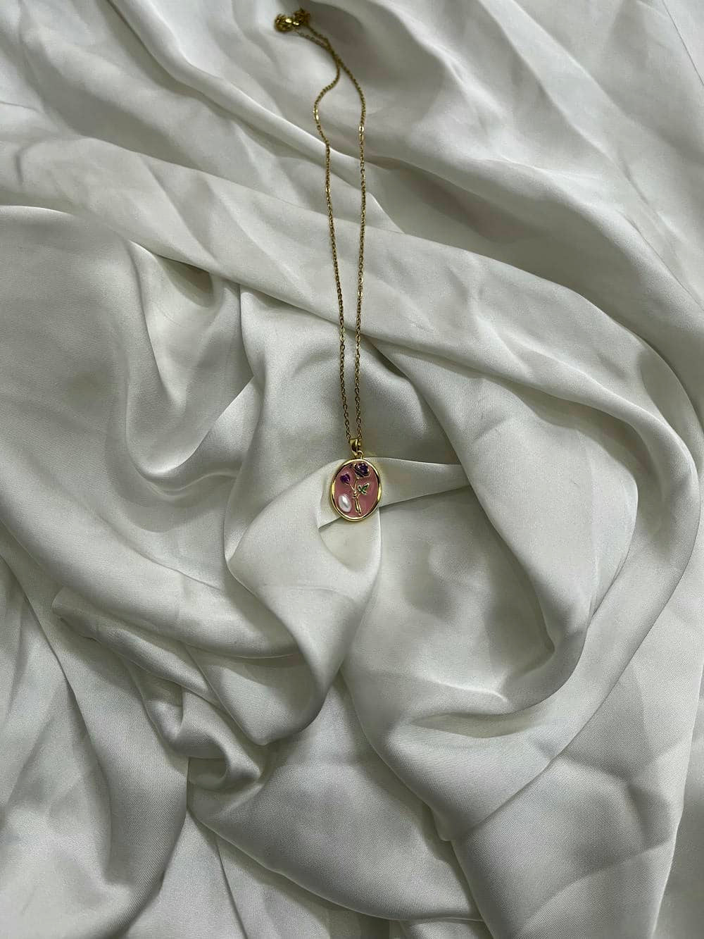 Purple Rose Pendant
