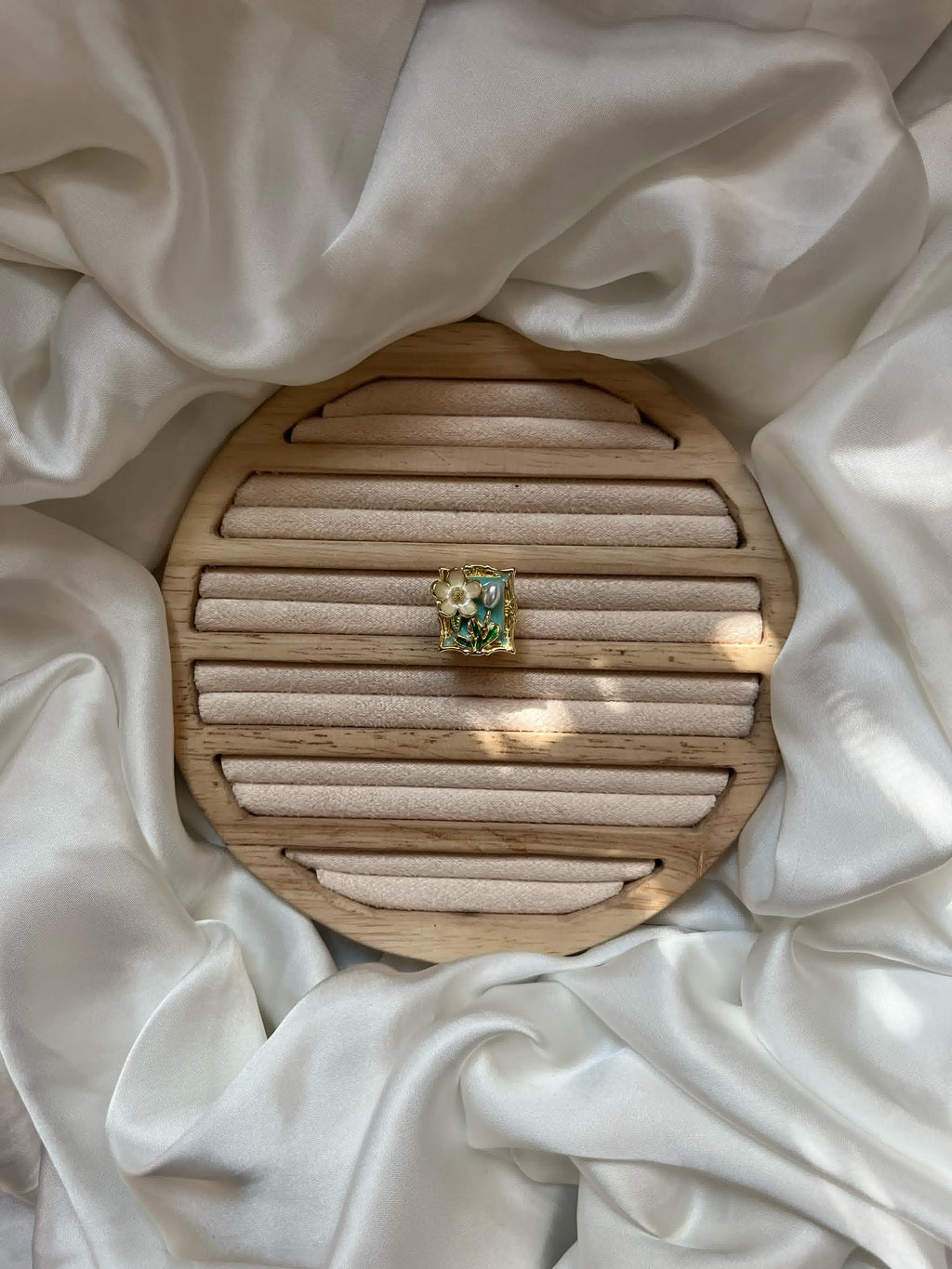 Square Pearl Ring