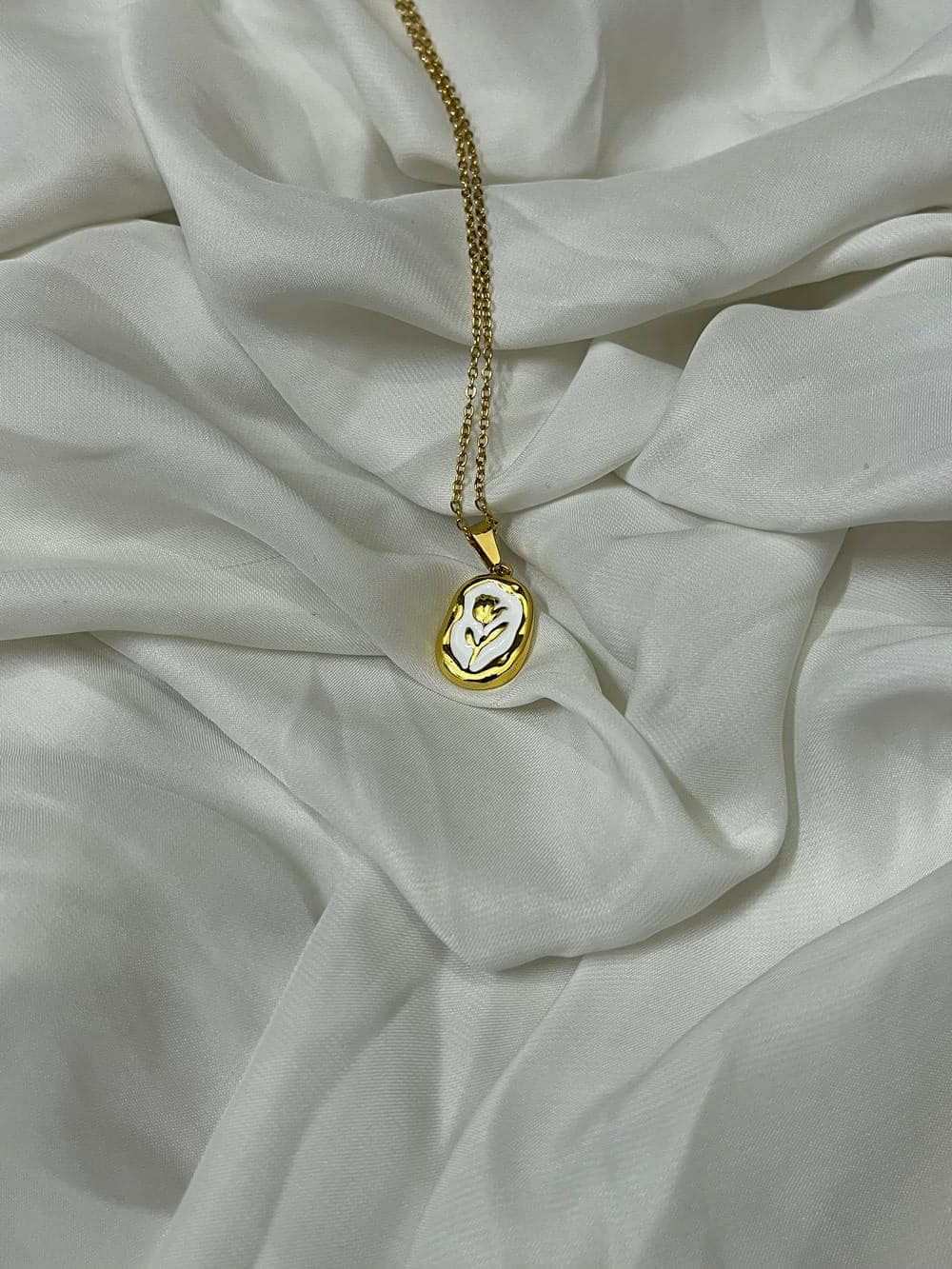 Golden Rose Pendant