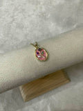 Purple Rose Pendant