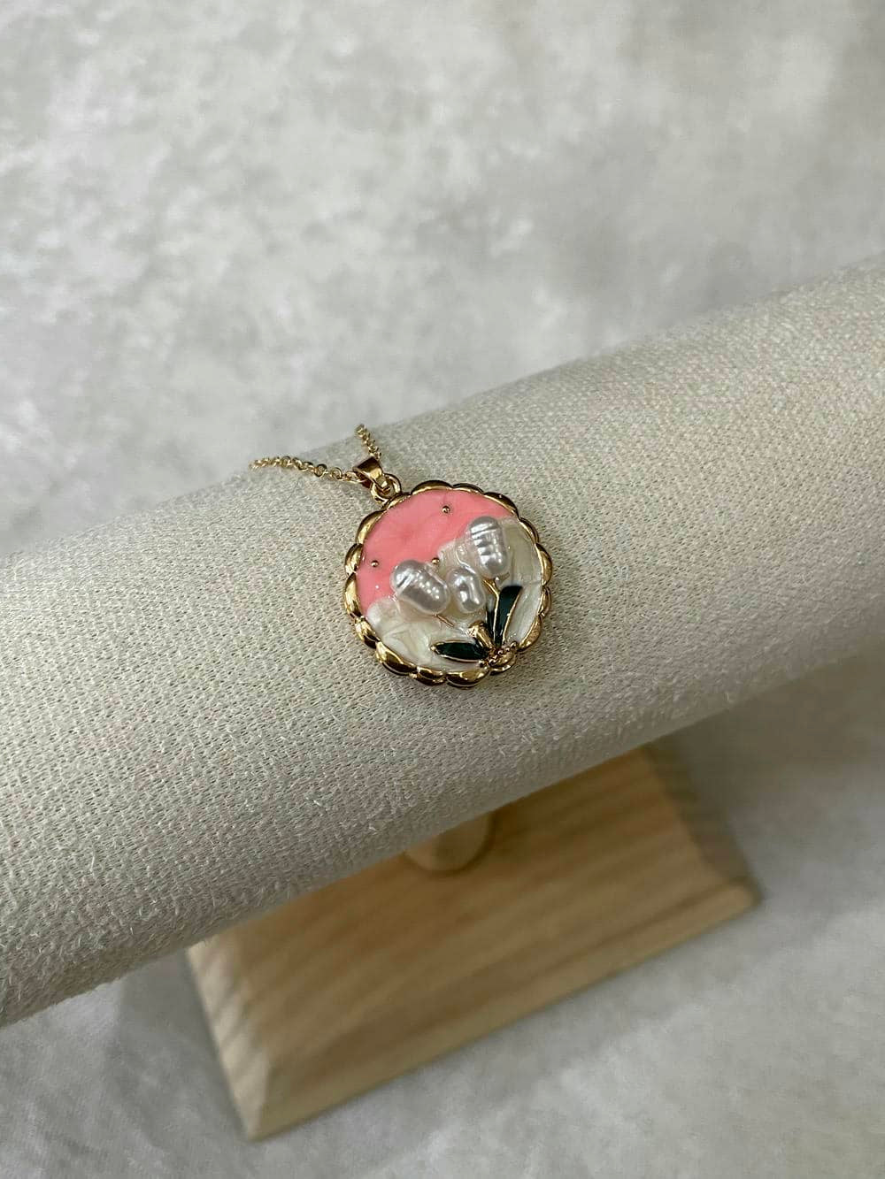 Pink Pearl Pendant