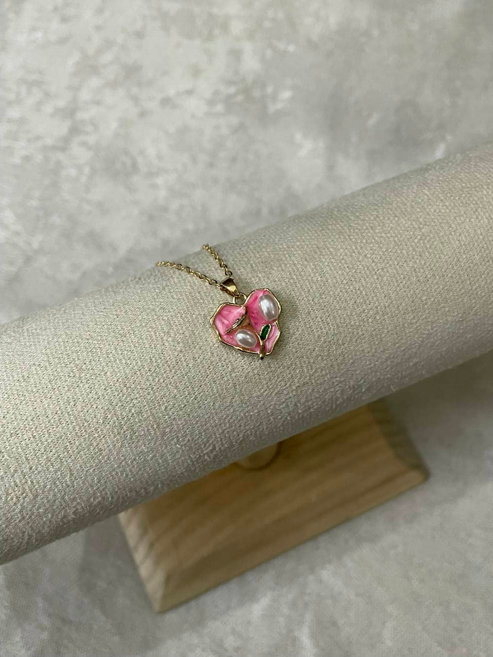 Heart Rose Pendant