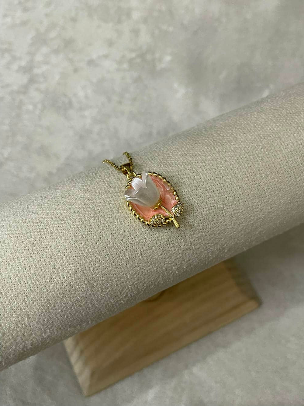 White Flower Pendant