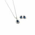 Aurelia Zircon Set Blue