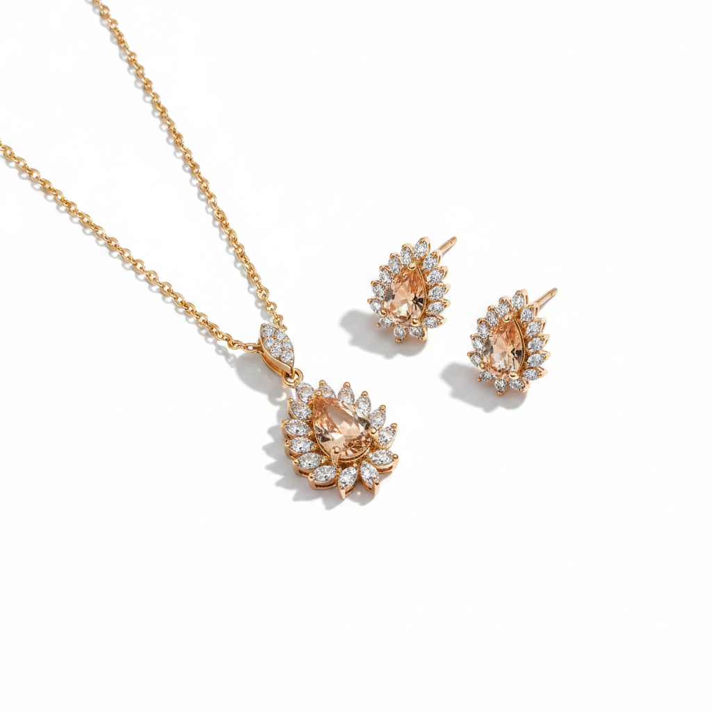 Aurelia Zircon Set Champagne