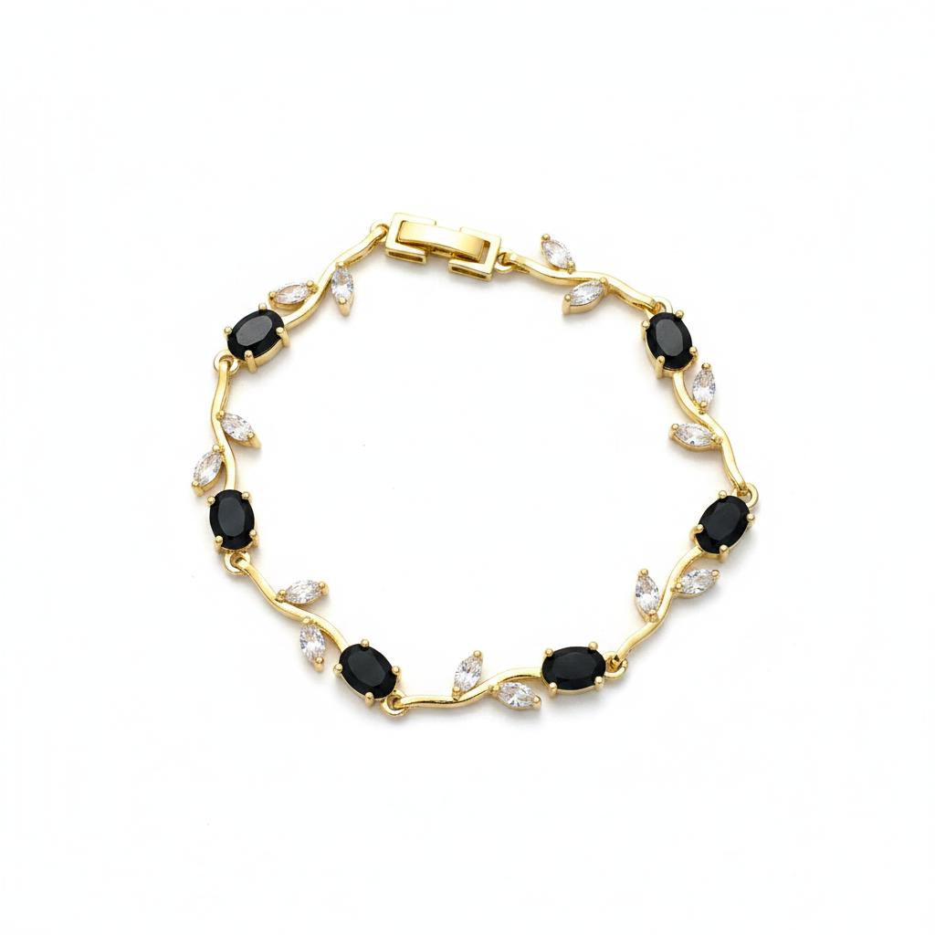 Black & Clear Bracelet