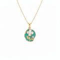 Bloom Necklace Blue – Studio With Chain