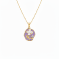 Bloom Necklace Purple – Studio Shot