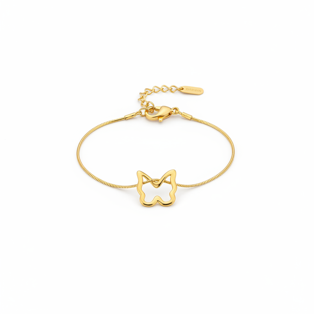 Butterfly Bracelet - Flat Lay