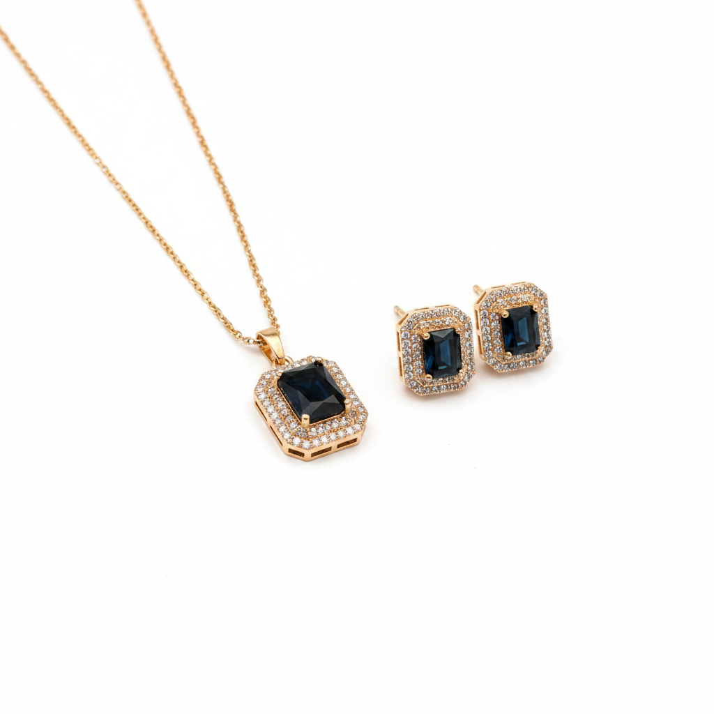 Celestial Zircon Set Blue