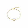 Heart Bracelet - Flat Lay