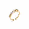 Open Crown Ring - Angled