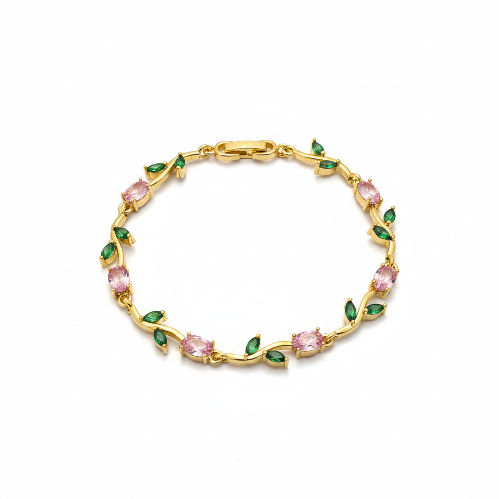 Pink & Green Bracelet