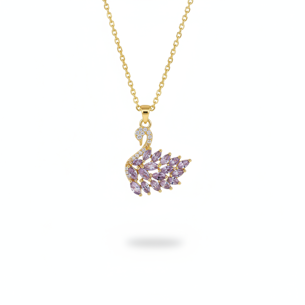 Purple Crystal Pendant HD 4K