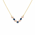 Sapphire Laurel Necklace – Macro White Studio