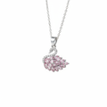 Swan Crystal Pendant – Studio White Background