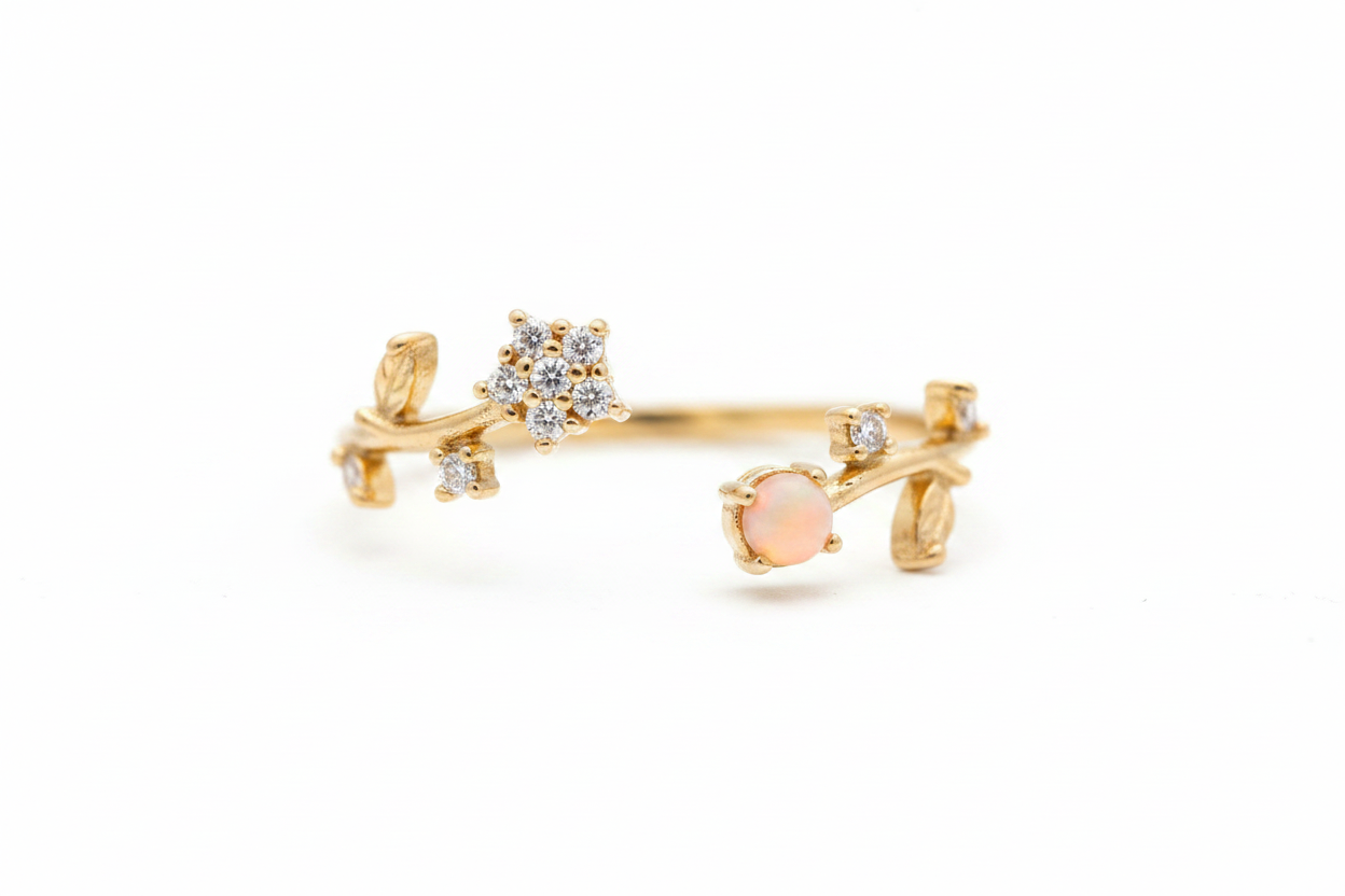 Vine Ring - Both Ends
